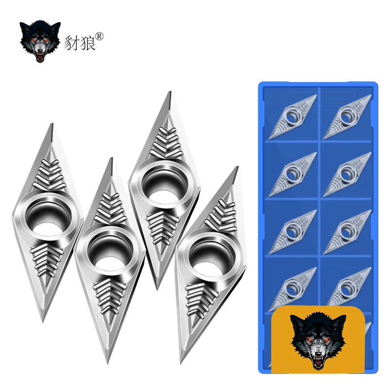 Aluminum Insert VCGT110302 AL MG VCGT110304 VCGT110308 VCGT160402 160404 160408 VCGT160412 Wood Turning Tools Lathe Cutter