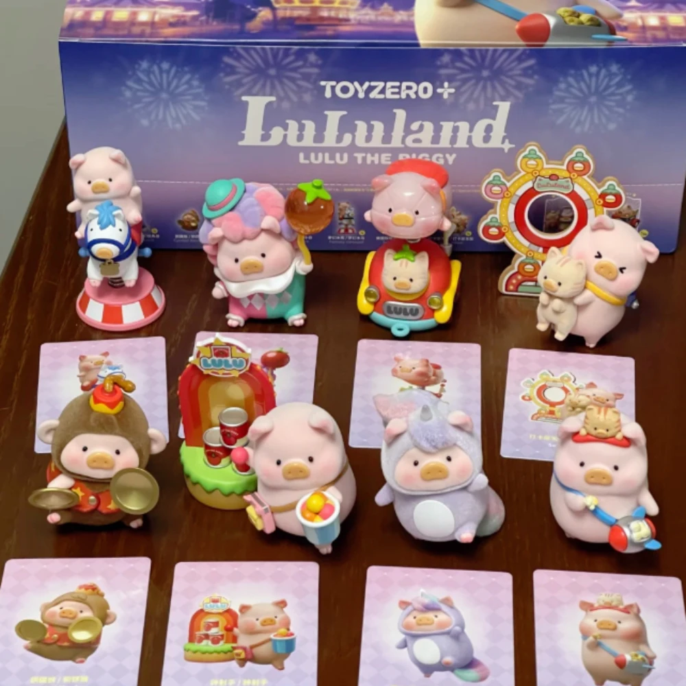 

Lulu The Piggy Lululand Blind Box Cute Pig Doll Anime Dolls Surprise Bag Collection Model Action Figure Cartoon Character Gifts