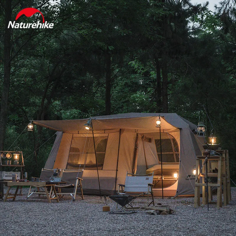 

Naturehike Village 13㎡ Automatic Tent Camping Quick Opening Tents UPF50+ Breathable Tent PU2000mm Outdoor Travel 4 Seasons Tent