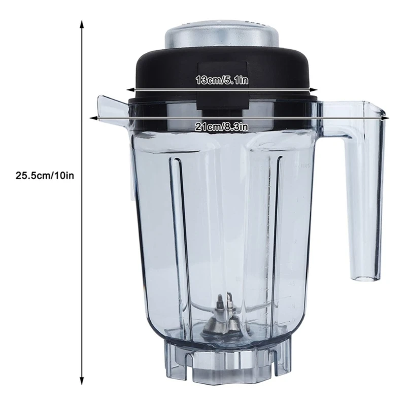 Mixer Container Cups Blender Container  Blender Container Cup Clear Plastic Blender Container for Vitamix 32OZ Drop Shipping