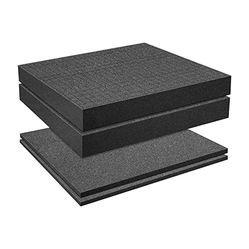 Grid Foam Cube-Foam, 2 Pieces 400x300x50mm/2 Pieces 400x300x10mm, Tool Box Camera Case Foam, Case Insert,Tool