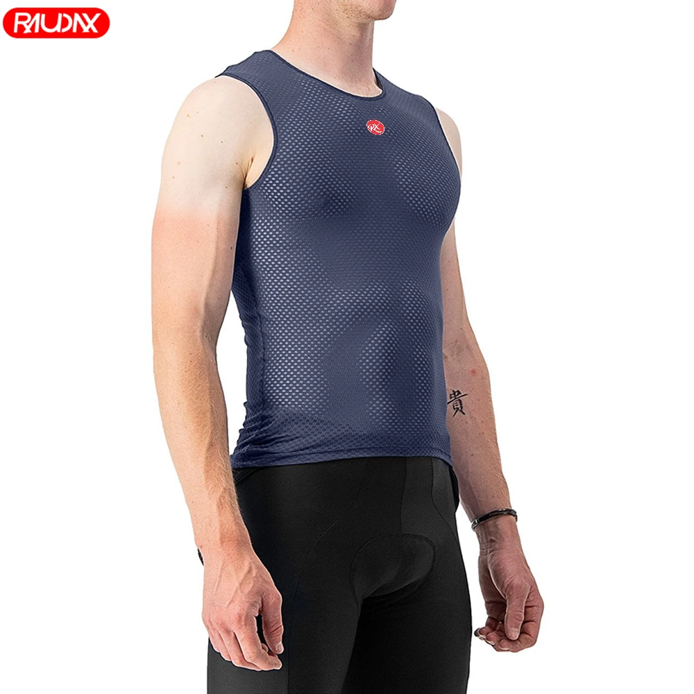 Raudax Cycling Base Layer Vest Sleeveless Quick Dry Shirts Running Mtb Breathable Mountain Bike Sleeveless Cycling Vest Ciclismo