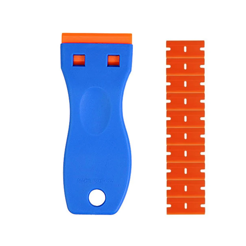 Herramienta raspadora para el hogar, hojas de plástico de 19x39mm, rascador de bordes, limpieza de pintura, eliminación de pegatinas, 2022
