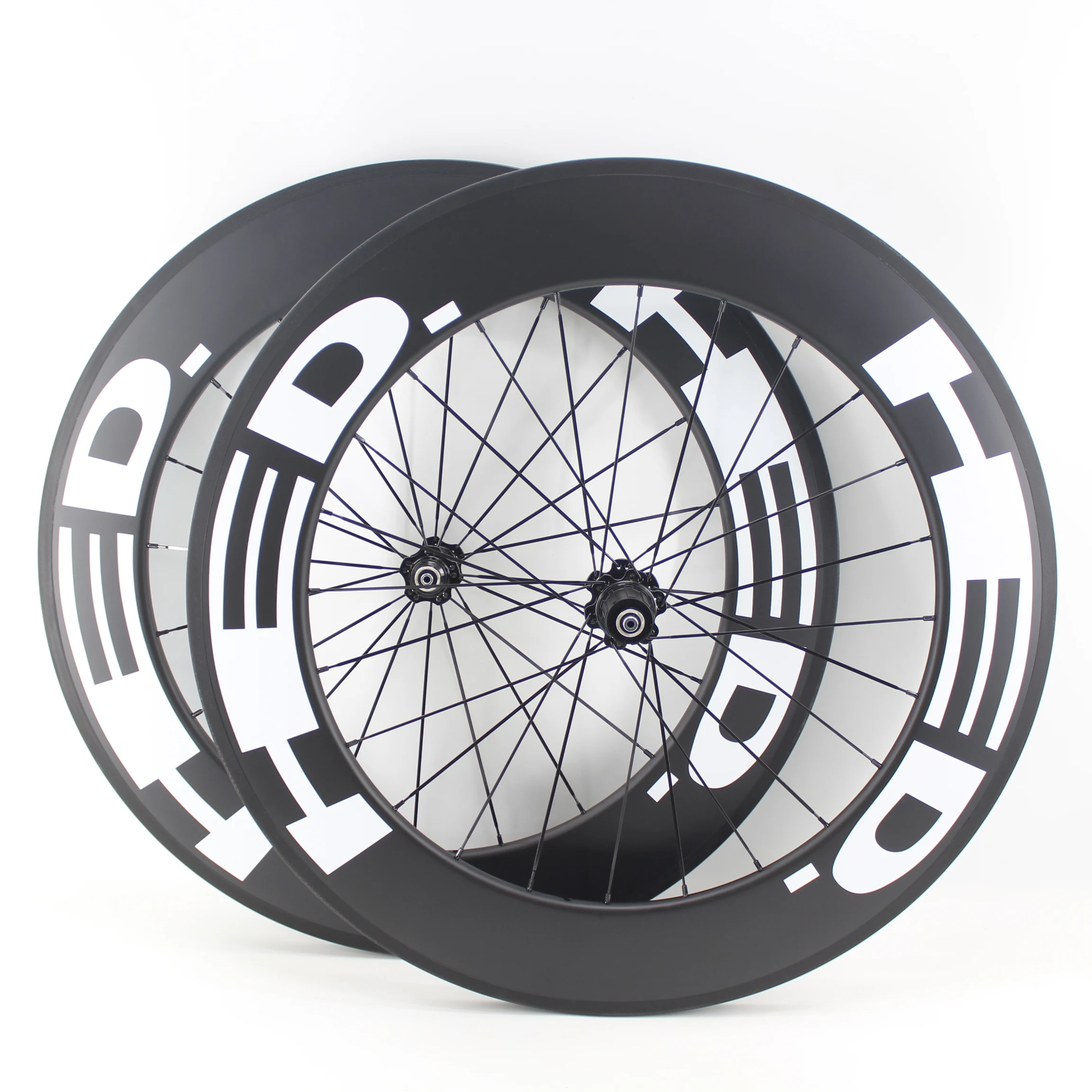 

New 700C 88mm Road bike Matte UD full carbon fibre bicycle wheelset carbon tubular clincher tubeless rim V brake carbon wheelset