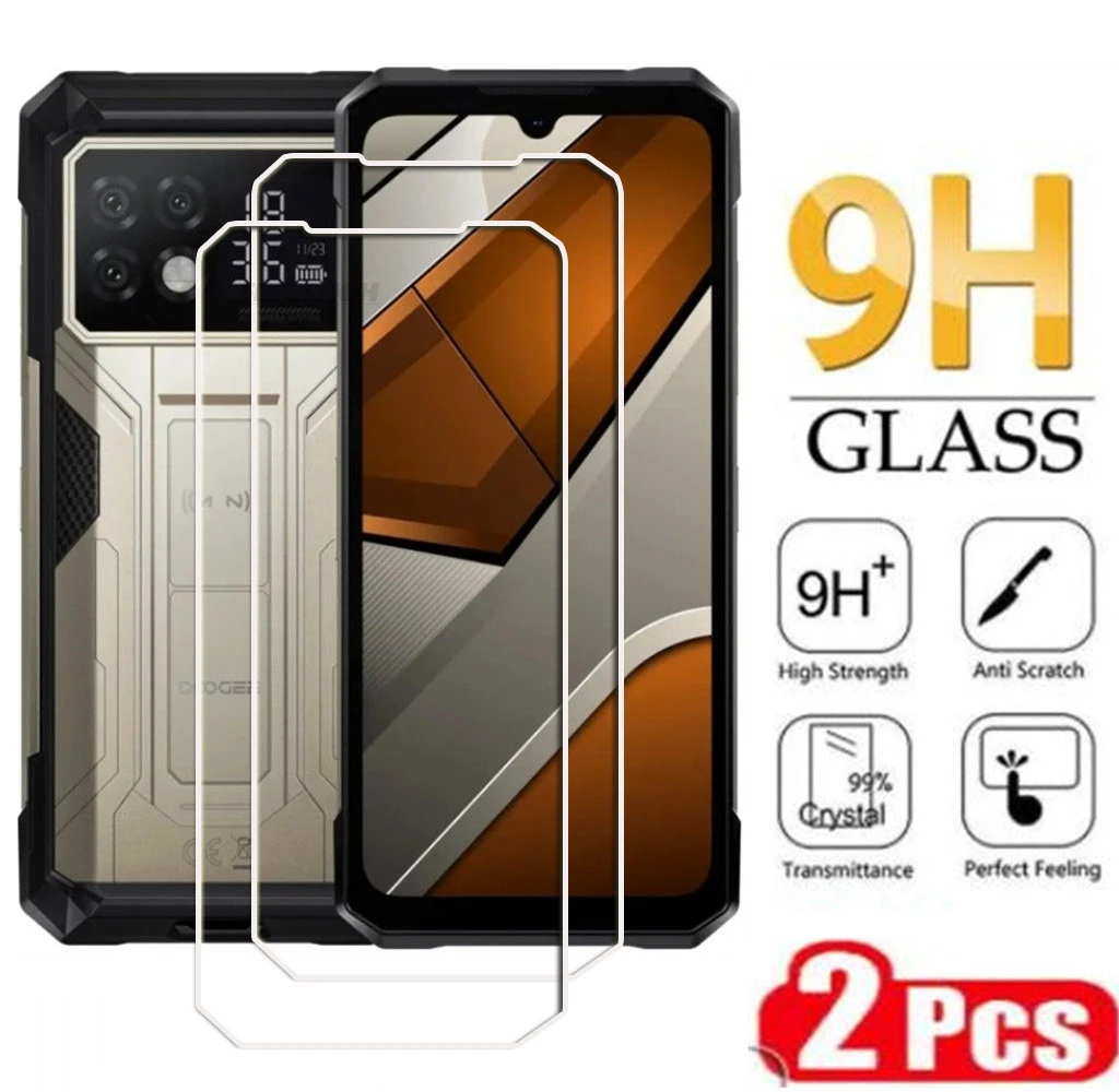2PCS 9H HD Tempered Glass For Doogee Blade 20 Pro Play 6.6