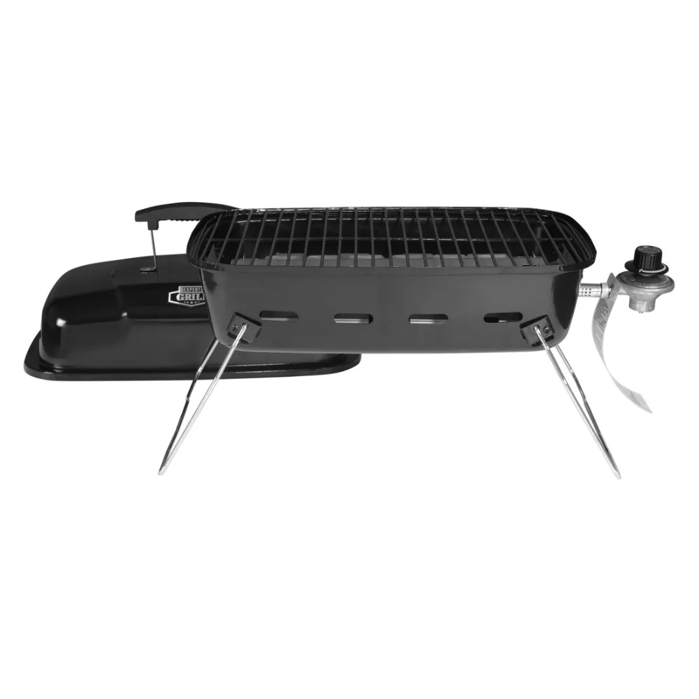 17.5  10 000 BTU Portable Propane Gas Grill  Black