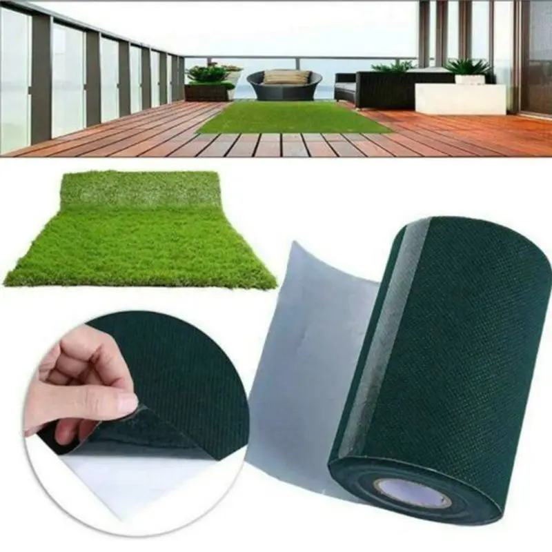 

300 1000cm Practical Durable Lawn Grass Carpet Artificial Turf Seaming Fix Self Adhesive Joining Tape Garden Supplies