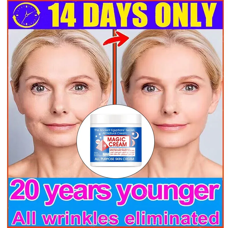 Magic Wrinkle Remover Face Cream Anti-Aging Fade Fine Line Lifting Firming Whitening Moisturizing Beauty Skin Care Cosmetic 118g