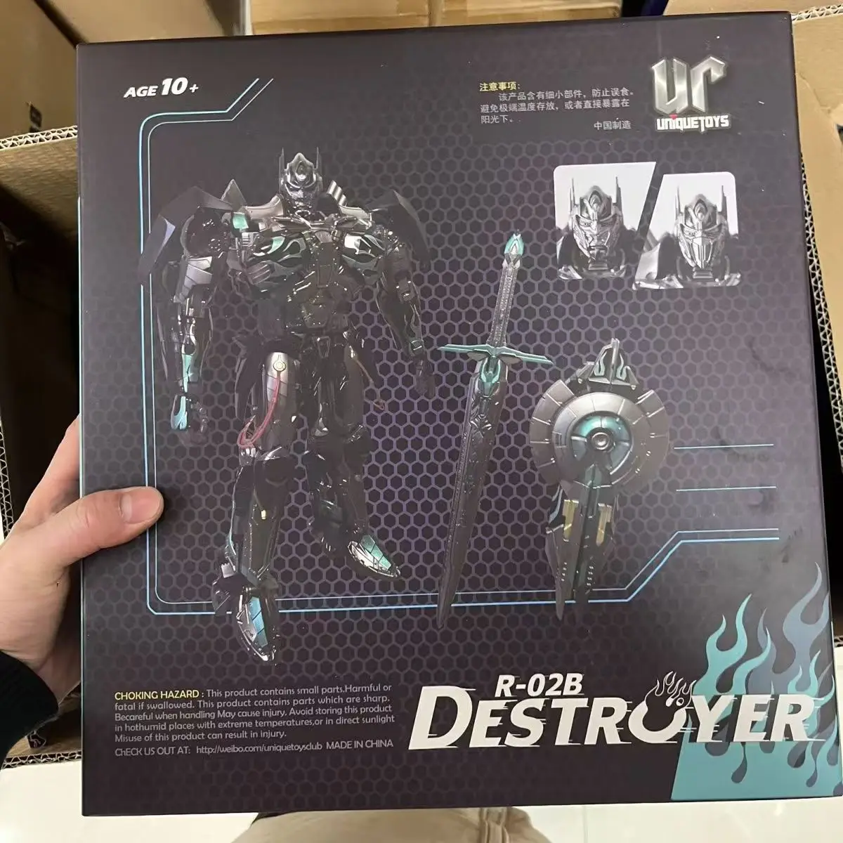 Unique Toys Transformation UT R02 R-02 R02B Challenger OP 