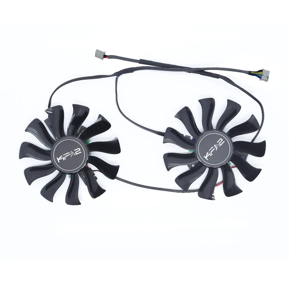 

Video Cards Fan,VGA Graphics Cooler,For KFA2 Kuroutoshikou GTX 1080Ti EX,For GALAX 1080Ti EXOC 11gb White,2pcs/Set,T129215SU
