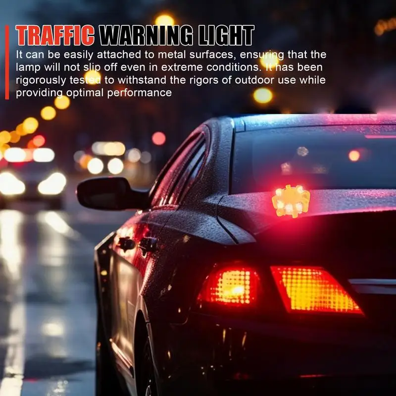 LED Strobe Light Caution Lights Truck Strobe Lights Magnetic LED Warning Lights Traffic Warning Light For School Buses Trucks