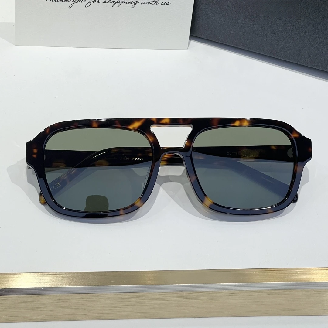 DIXIE Fashion Street Square النظارات الشمسية النساء النظارات جسر مزدوج النساء تصميم الإناث النظارات الشمسية ظلال في الهواء الطلق #6
