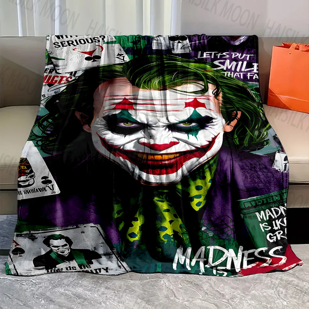 1PC Crazy Joker Druck Decke Warme Weiche und Bequeme Home Reise Decke Sofa Bettwäsche Camping Autos Abdeckung Decke für Geschenke