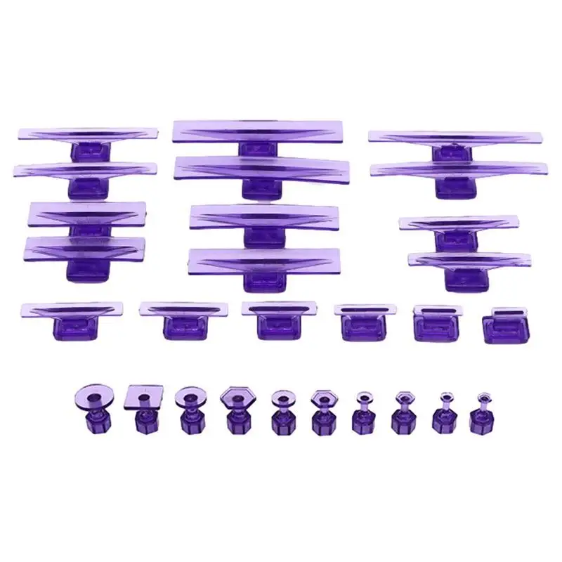 

Dent Puller Glue Tabs Car Body Glue Tabs Maintenance Tools Glue Tabs Dent Puller Removal Kit Non Slip Automobiles Accessories