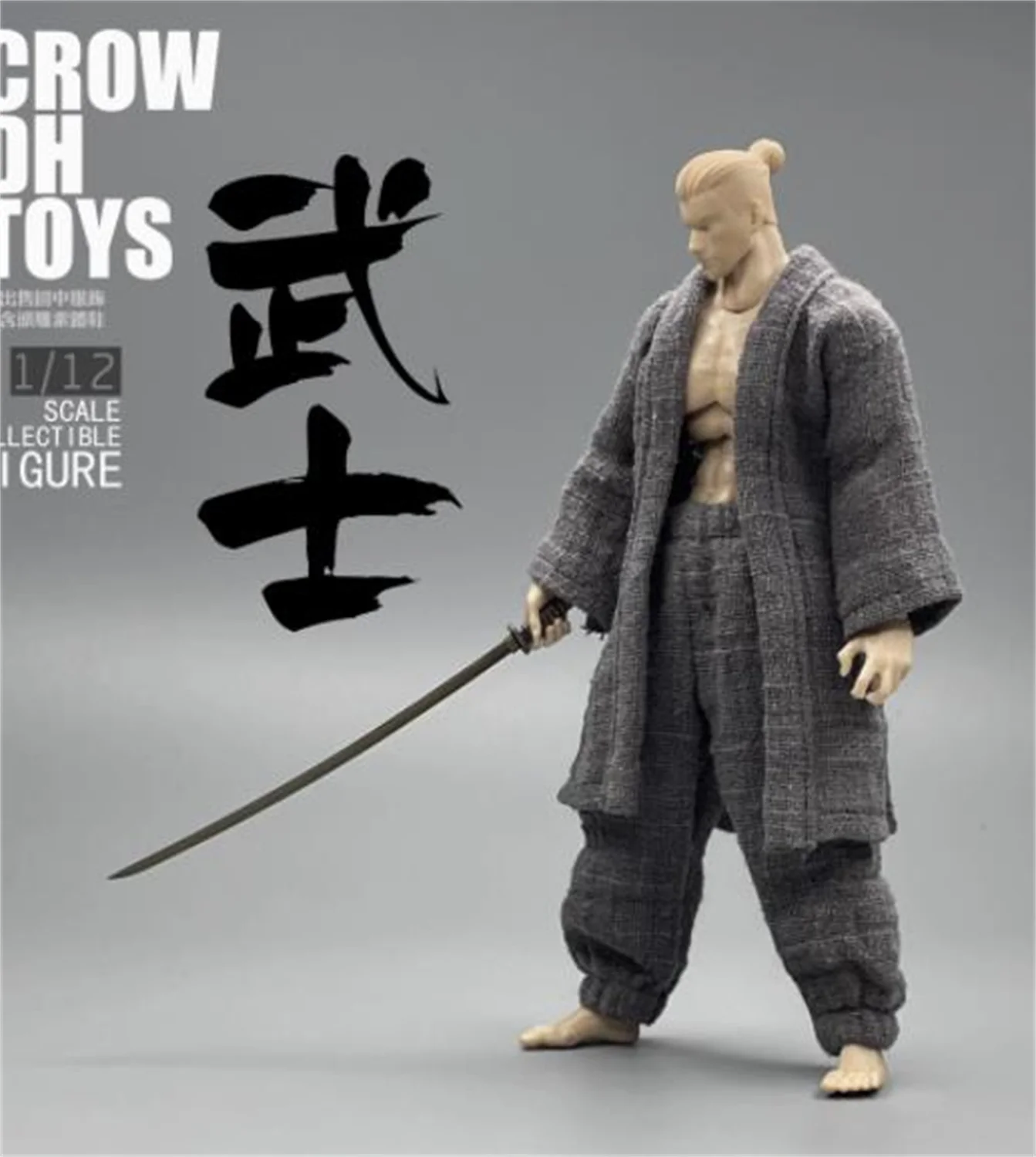

1/12 Scale samurai suit CROWDHTOYS 1/12 Scale Trendy Samurai Clothing Set Model for 6'' Anime Male Solider Action Figure