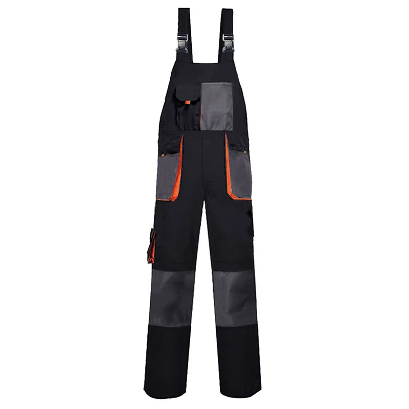 Bib Overalls Mens Women Safety Work Clothing Plus Size Protective Coveralls Strap Jumpsuit Multi Pocket Uniform Cargo Sleeveless