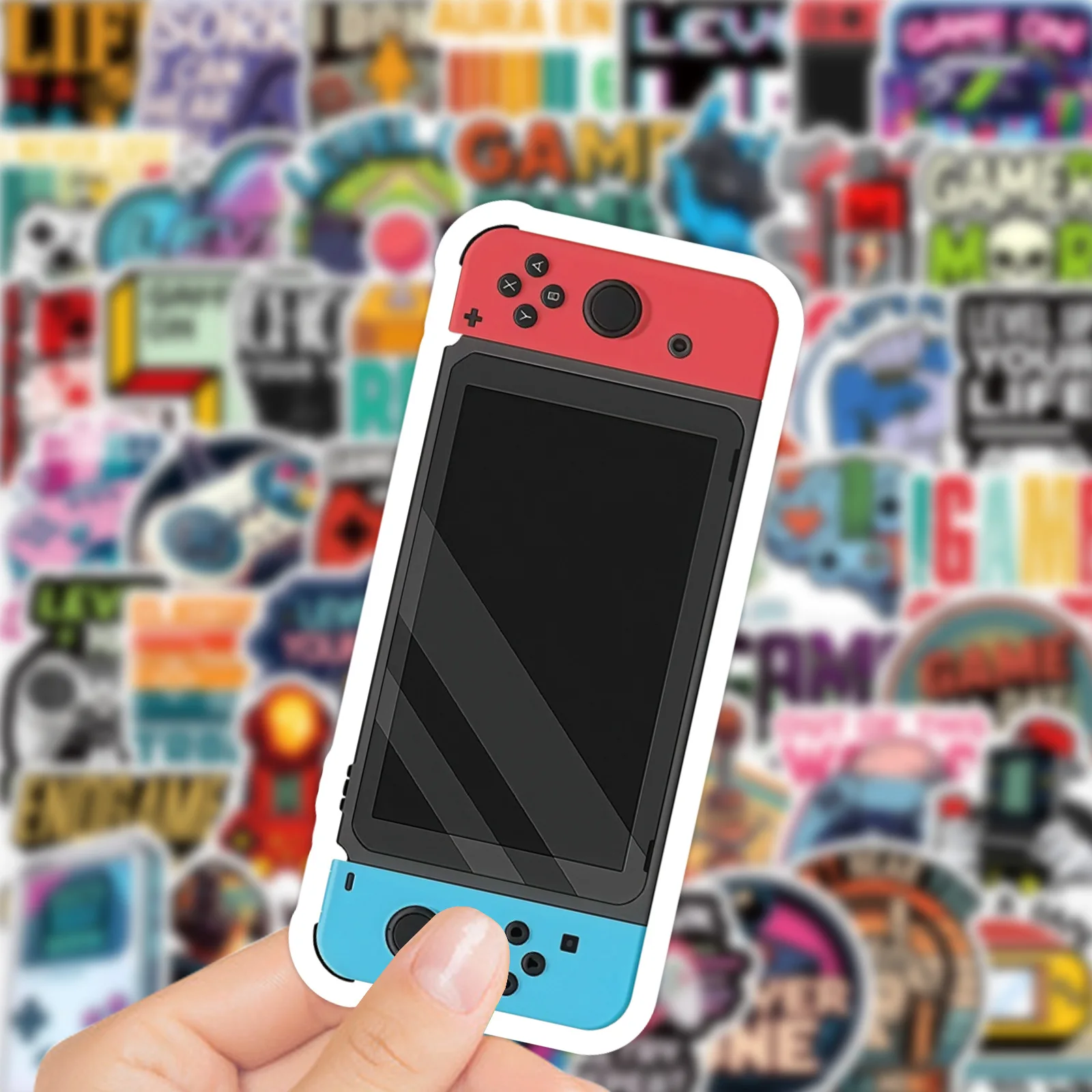 10/50PCS Game Console Controller Cartoon Stickers Game Machine Elements Graffiti Decoration Notebook Suitcase Phone Guitar Toys