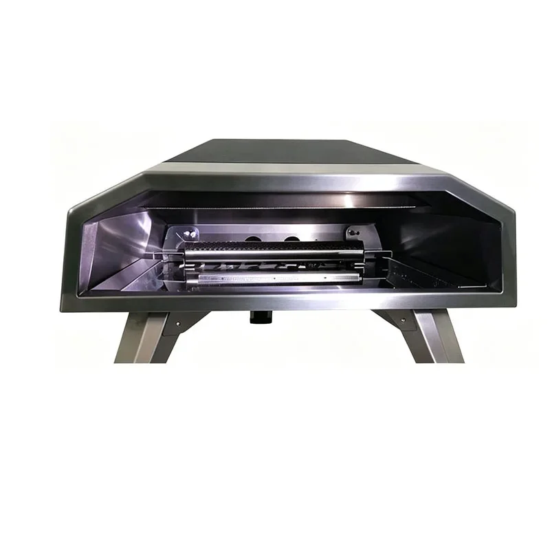 Portable Countertop Pizza Oven, Tabletop Pizza Maker With Viewing Window For Backyard Outdoor Baking