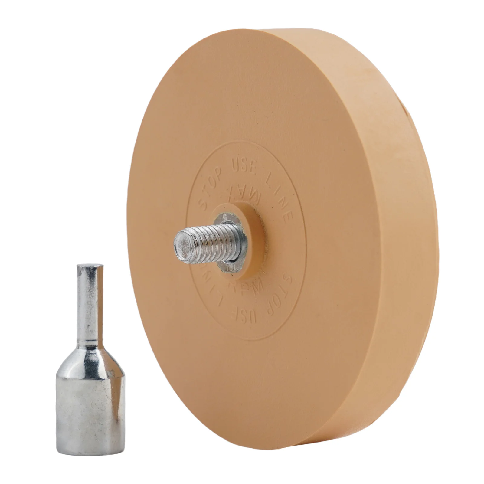 Professional Stripe Removal 88mm Rubber Eraser for caramel Wheel Compatible with Electric Drills Fitment Professional