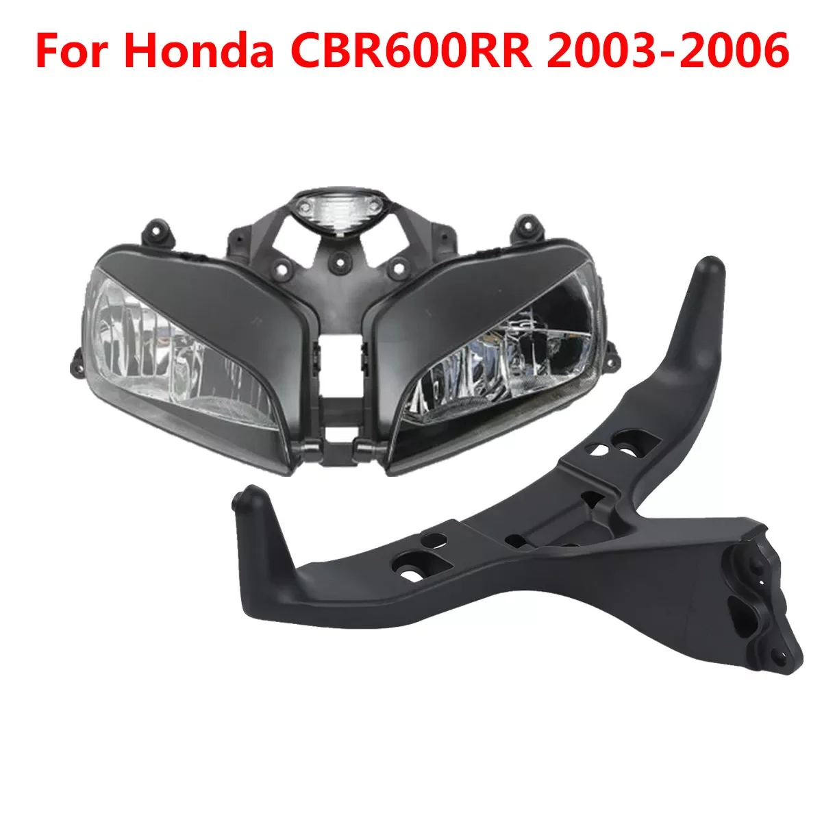 

Headlight Assembly+Front Upper Fairing Stay Bracket Fit For HONDA CBR600RR 2003 2004 2005 2006 Motorcycle