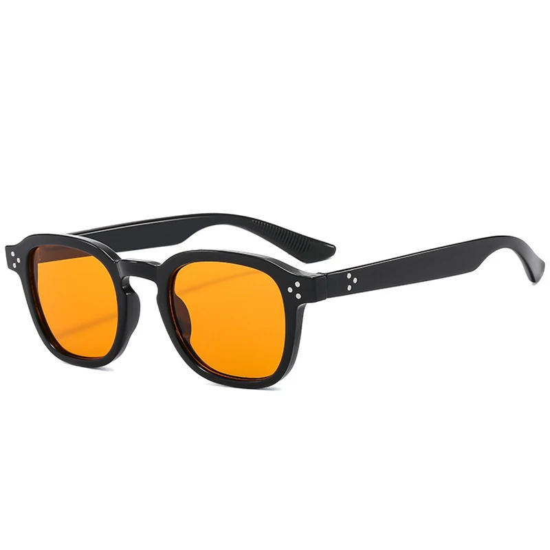 SHAUNA New Retro Square Women Sunglasses Fashion Rivets Men Clear Gradient Shades UV400 image 4