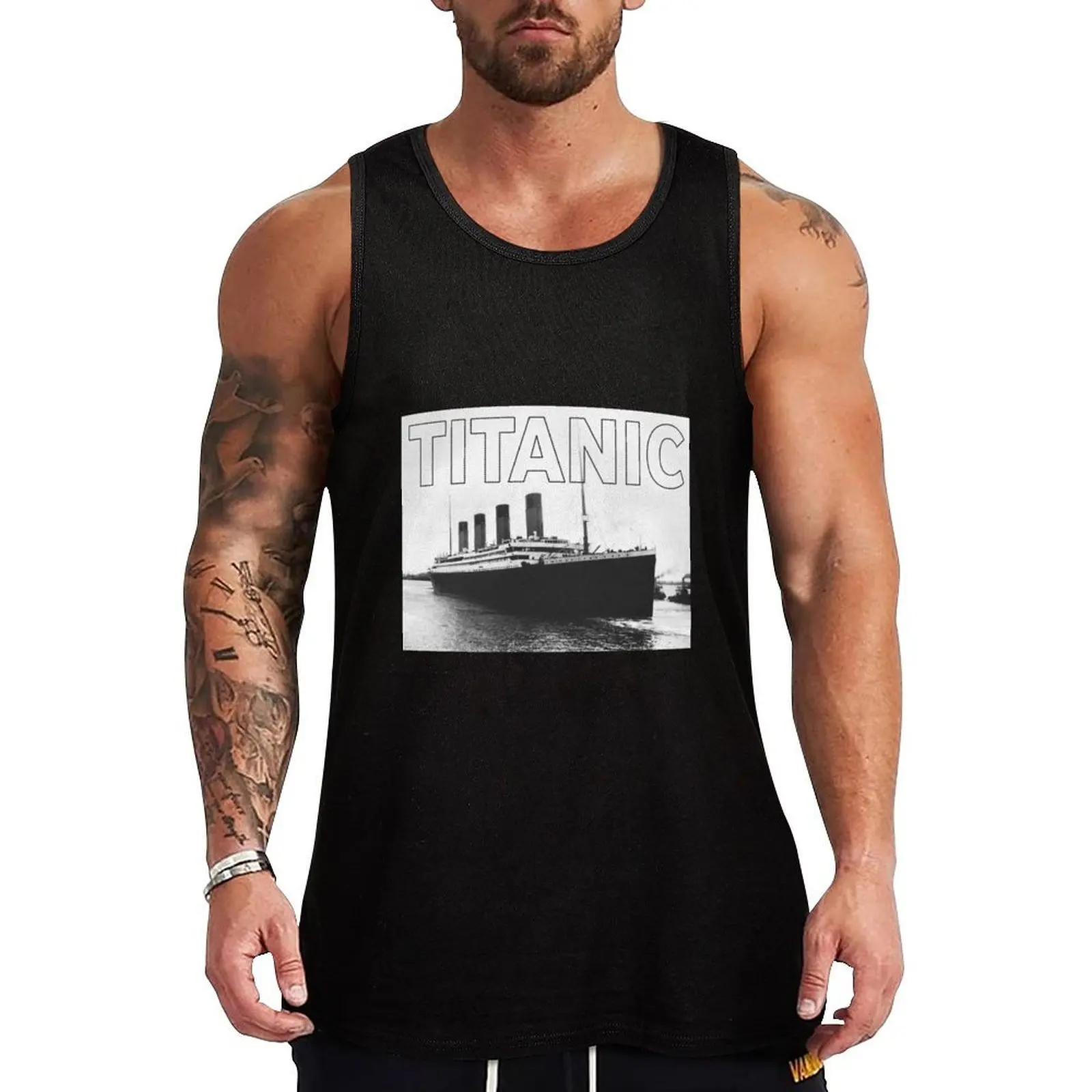 

Titanic Ship Ship Tank Top Text Print Tank Top Letter Graphic Casual Sleeveless