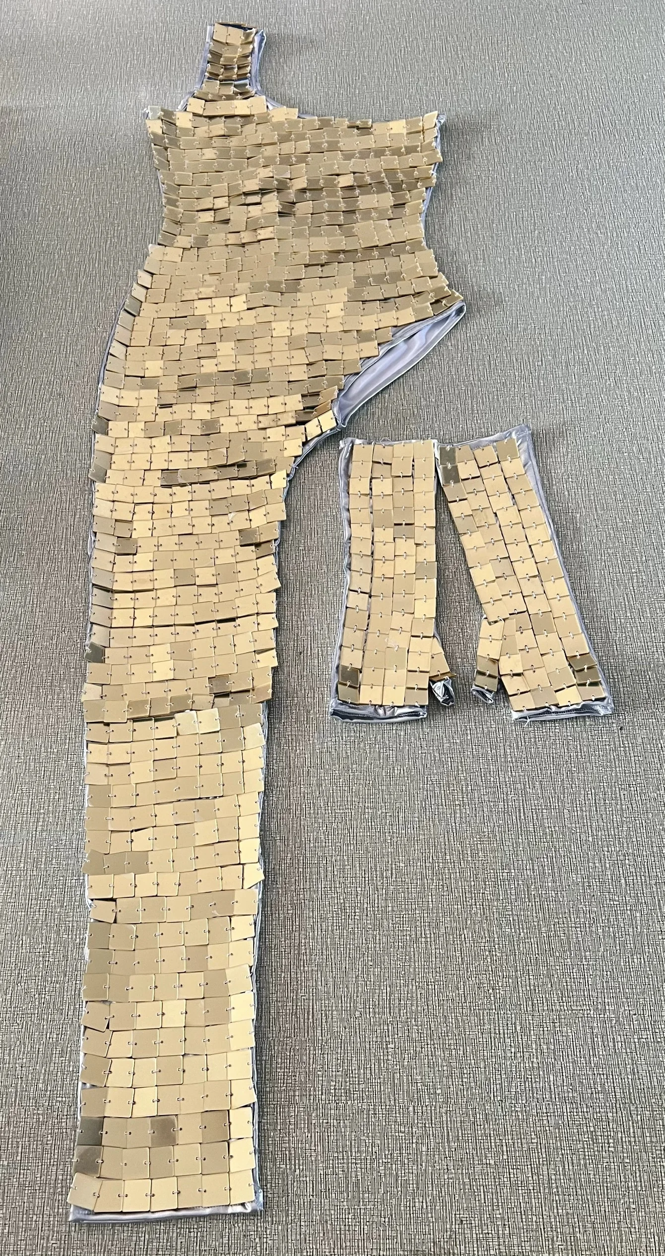 Disfraces de escenario para discoteca, mono de disfraz de Dj con espejo para bailarina de Bar y Club