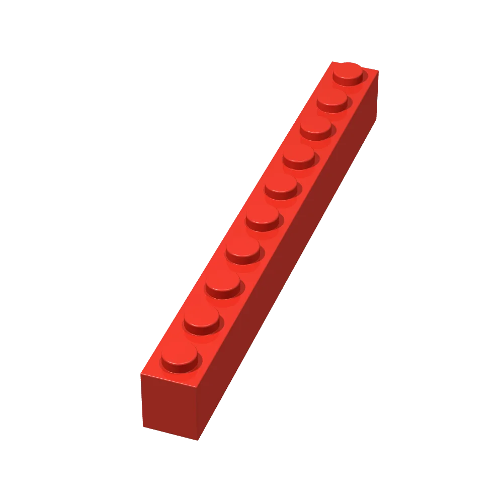 

Building block 6111MOC/DIY parts accessories 1x10 brick assembly toy