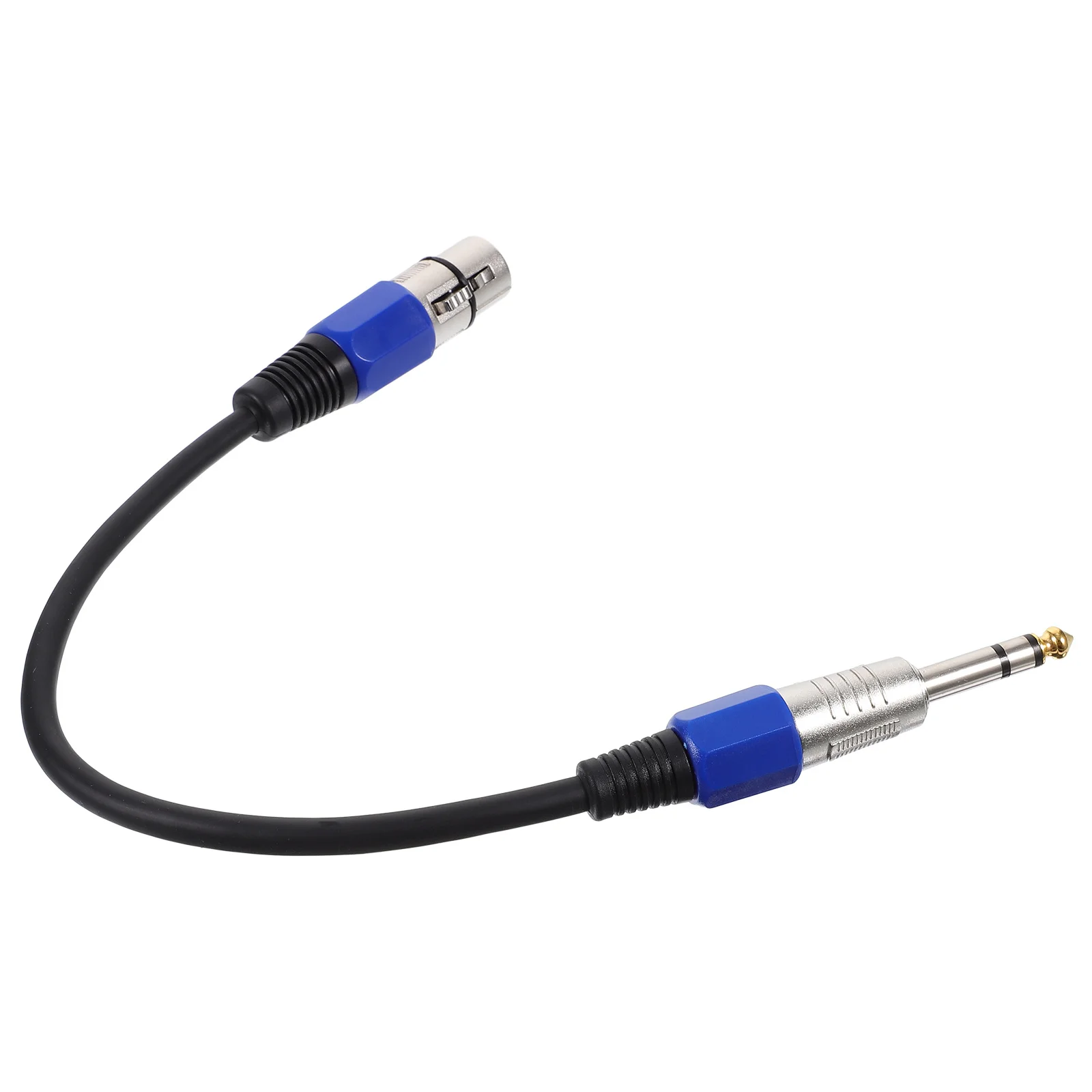 

2Pcs Xlr to Trs Adapter 635mm Male to Female Microphone Cable Durable Sturdy Easy Plug Unplug Microphone Adapter Cable