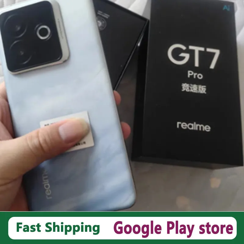 DHL تسليم سريع Realme GT 7 Pro Racing Edition هاتف محمول 120 واط شحن 50.0MP Snapdragon 8 Elite 6.78 "AMOLED IP69 مقاوم للماء