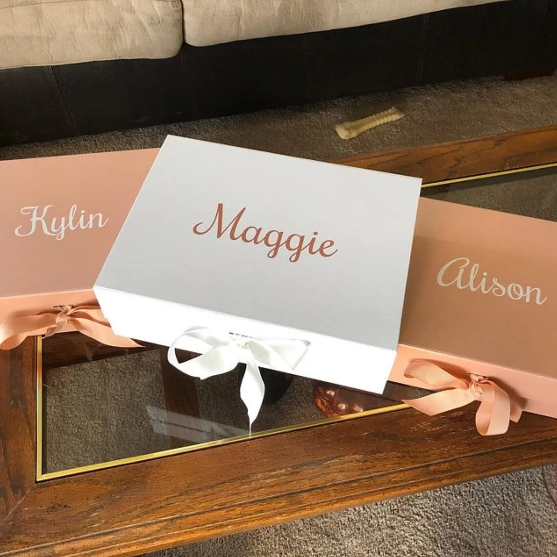 Personalized Bridesmaid Proposal Box,Personalized Keepsake Box, Bridesmaid Gift Box,Proposal Bridal Party Box,Bridesmaid Empty B