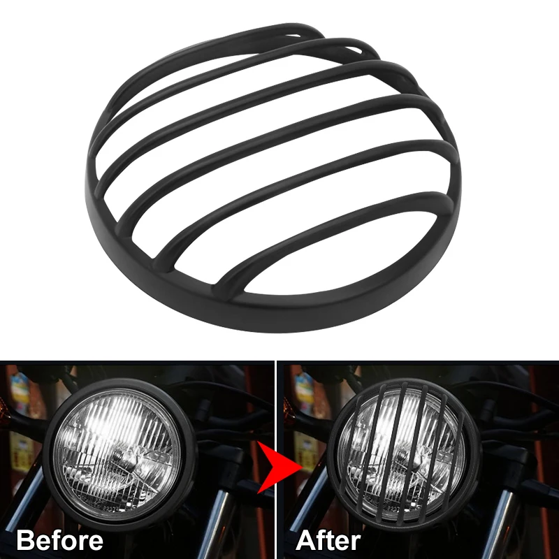 

Motorcycle Front Headlight Grill Cover Guard Lamp Protector Motocross Accessories For Honda Rebel CMX500 17-22 CMX1100 20-22