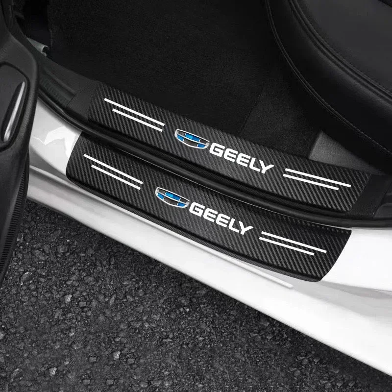 Car doorsill Protective Sticker Tape For Geely geometry C Emgrand Gc6 Gx3 Ec7 Atlas Coolray Cross NL3 X6 GS car Accessories