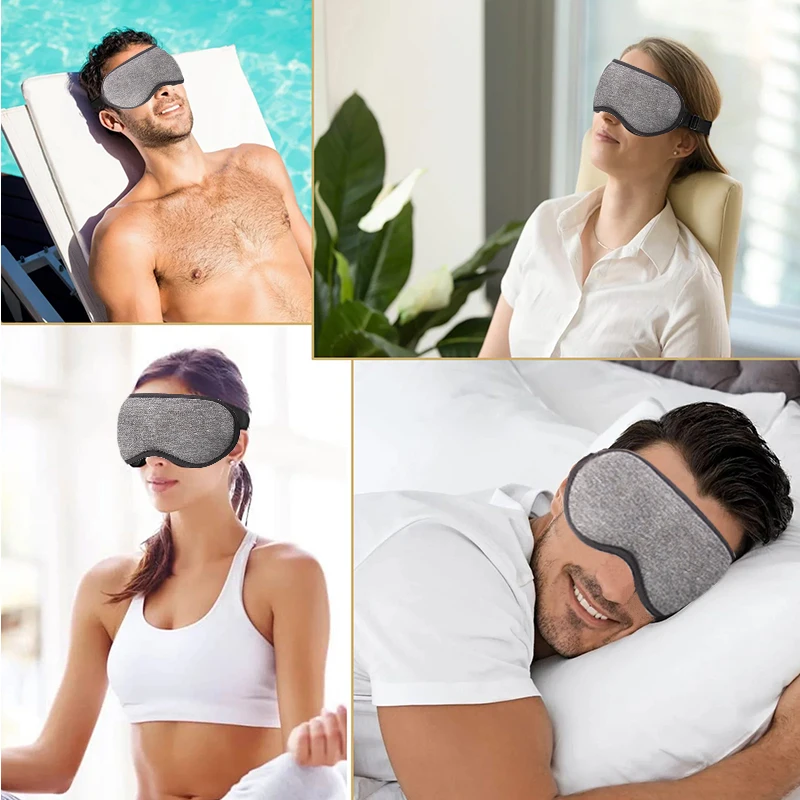 3D Eye Protection Steam Eye Mask Electric Heating Hot Intelligent Heating Sleep Shading USB Connection