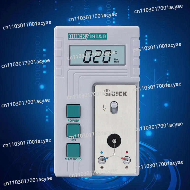 High-precision soldering iron temperature calibrator 191AD solder tip temperature tester displays values