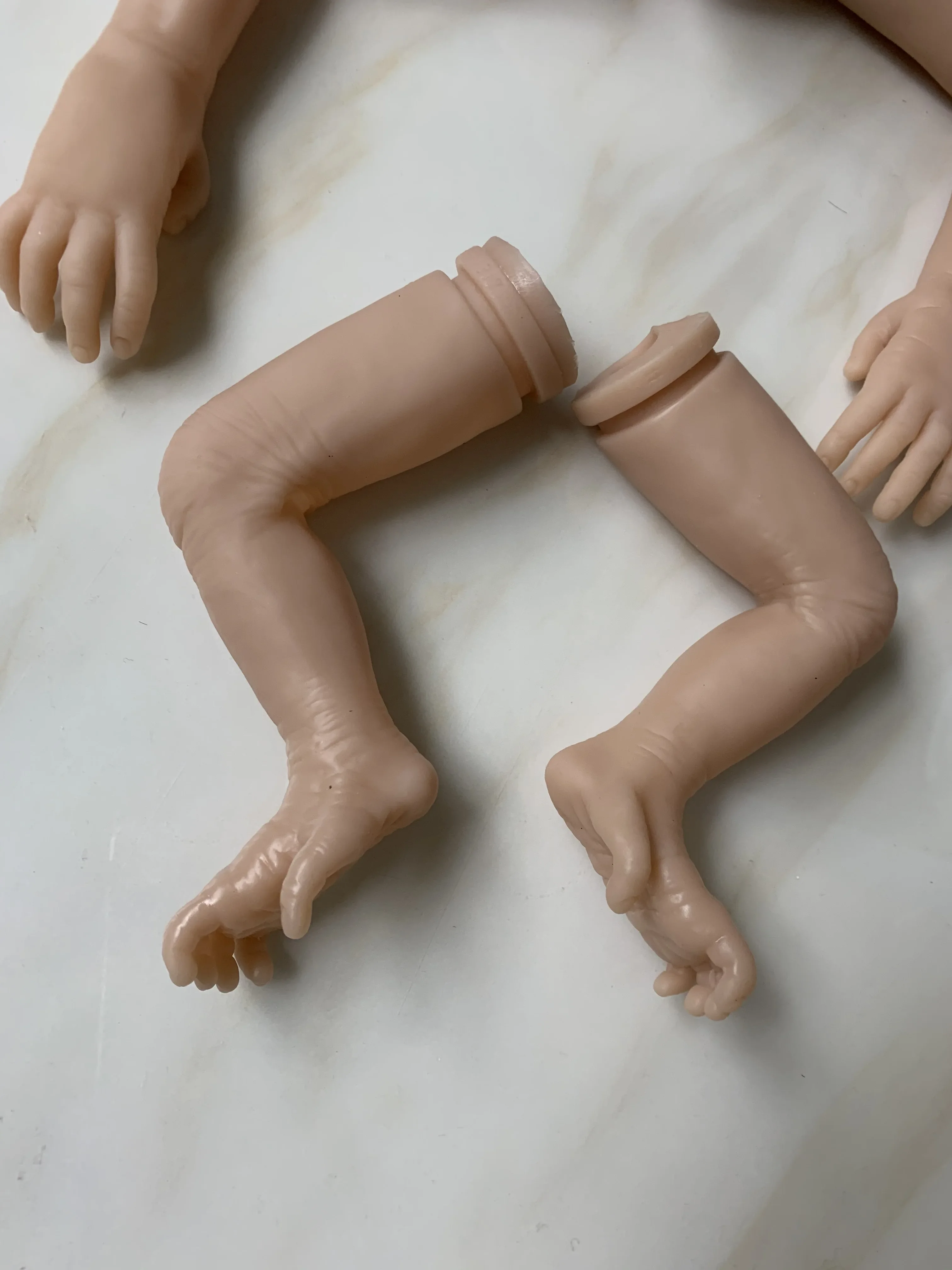 realistyczny zestaw lalek reborn małpa orangutygan artysta wykonany niepomalowane puste części lalki