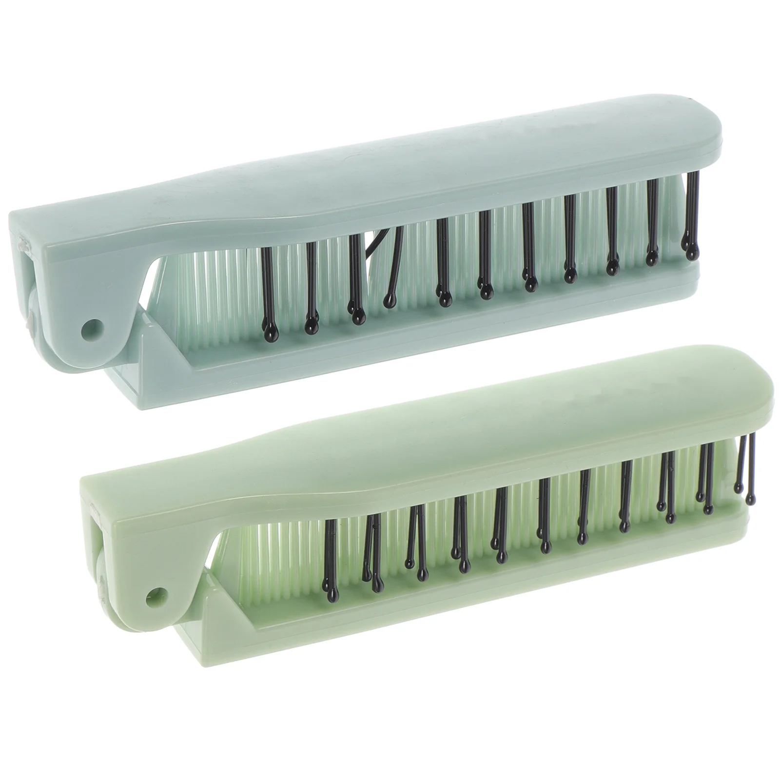 2 قطعة مشط الشعر القابل للطي 180 درجة قابلة للطي واسعة الأسنان المحمولة أمشاط للنساء صالون استخدام مكافحة ساكنة السفر مشط بلاستيكي ل #1