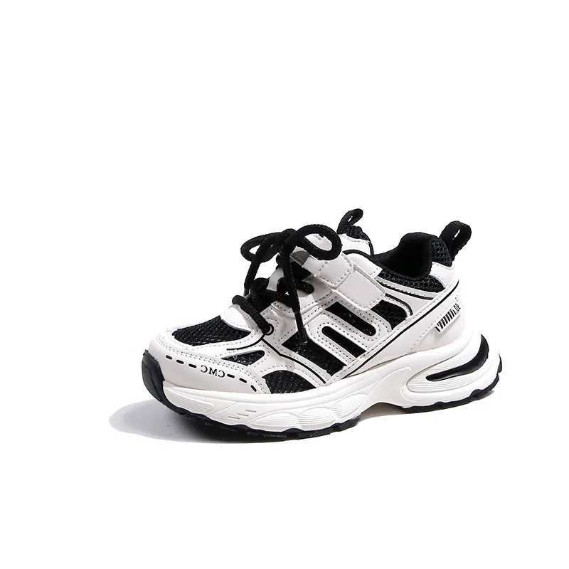 Children's Sports Shoes New 2024 Spring/summer Comfortable Single Mesh Breathable Running Mesh Shoes for Boys and Girls