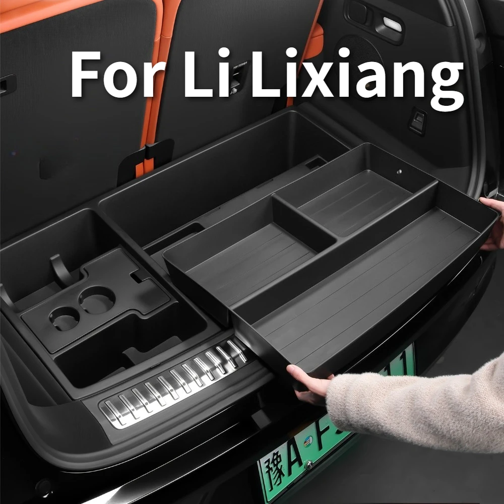 

ForLi Lixiang i6 i8 L6 L7 L8 L9 Car Specialized Trunk Storage Box Hidden Organizer Case Auto Interior Cargo Storage