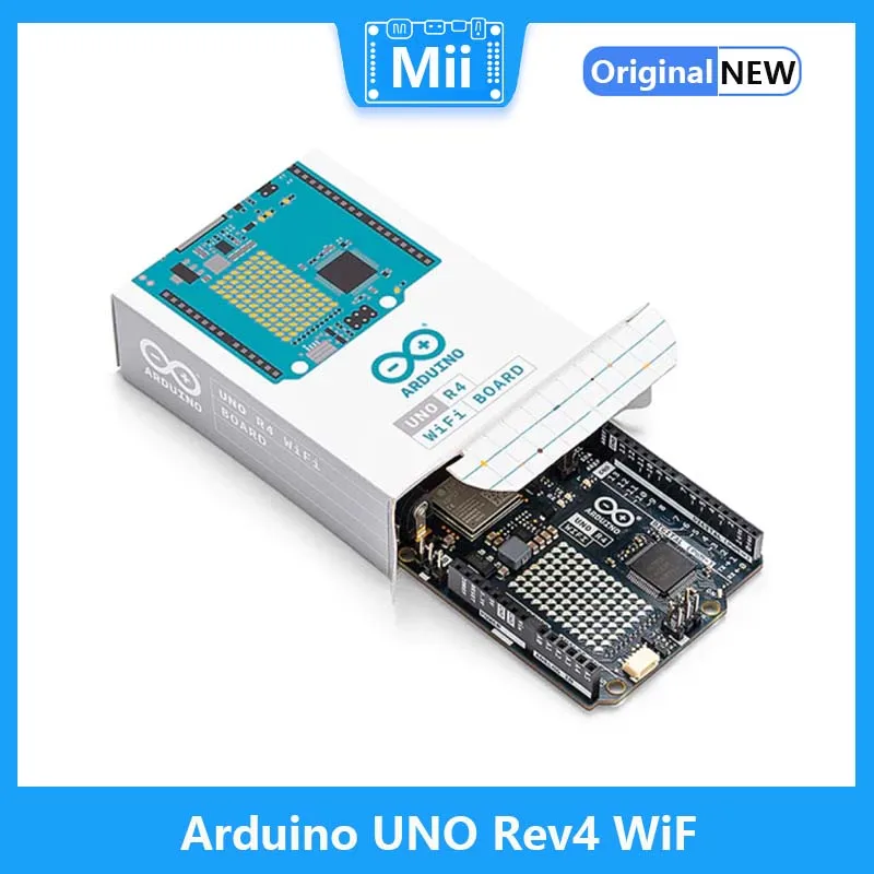 اردوينو UNO Rev4 واي فاي ، 32 بت ، رينيساس RA4M1 - Arm Cortex -M4 ، ESP32-S3 واي فاي®وحدة ABX00087