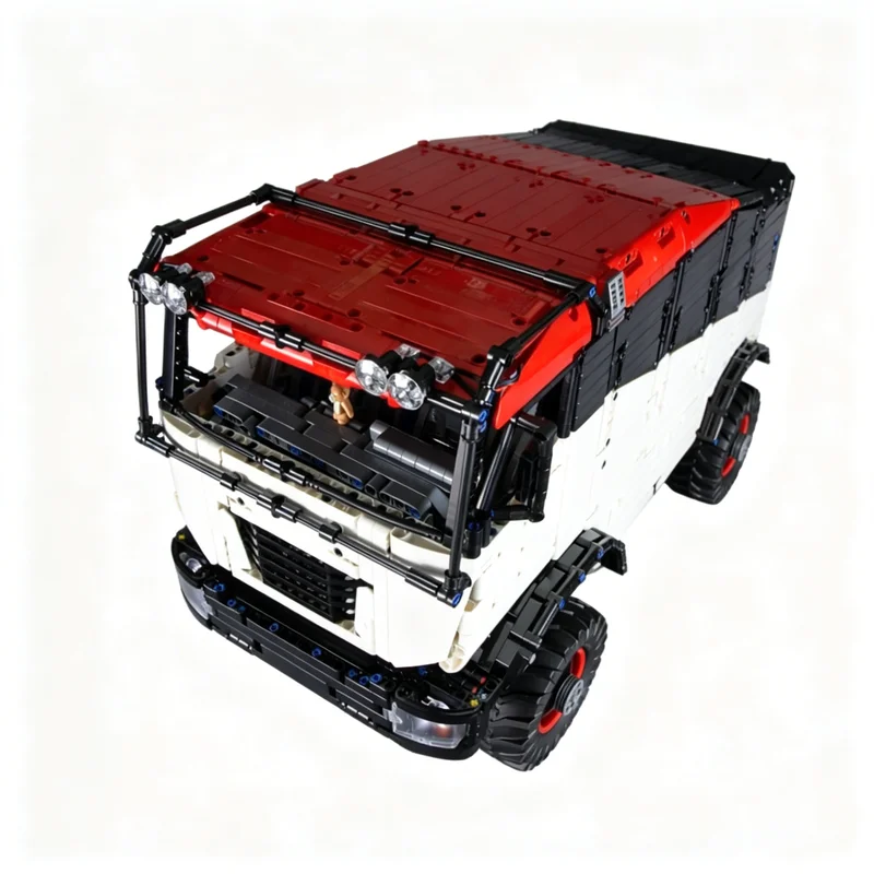 3320pcs MOC Technical Dakar Truck Model Building Blocks Toy Art Idea Birthday Collection DIY Display Brick 3D Creative Education
