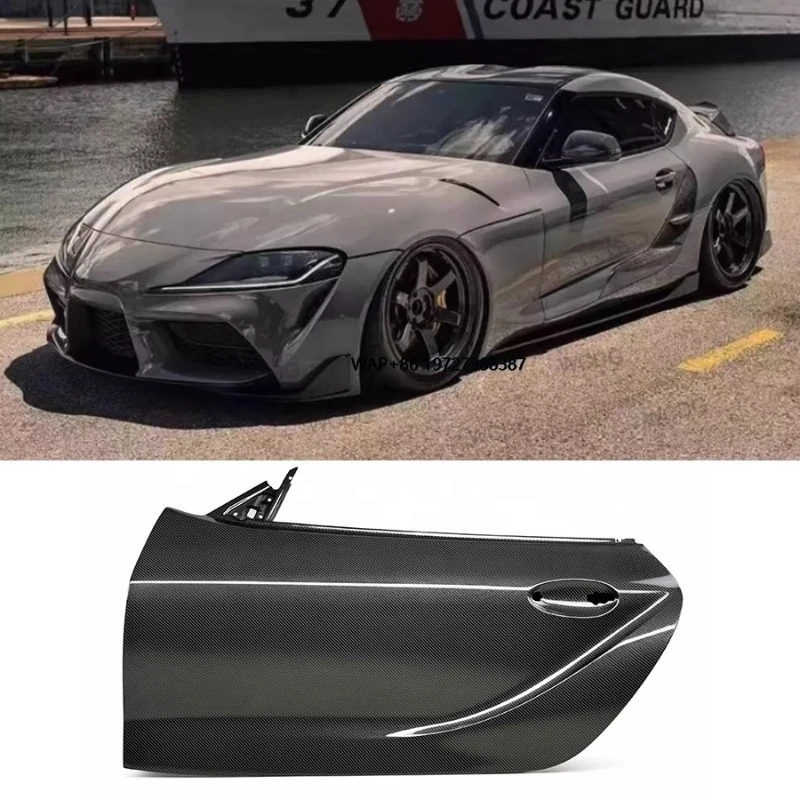 For Supra MK5 A90 A91 MK5 2019+ OEM Style Carbon Fiber Car Outside Door Panel Cover Exterior Parts Bodykit