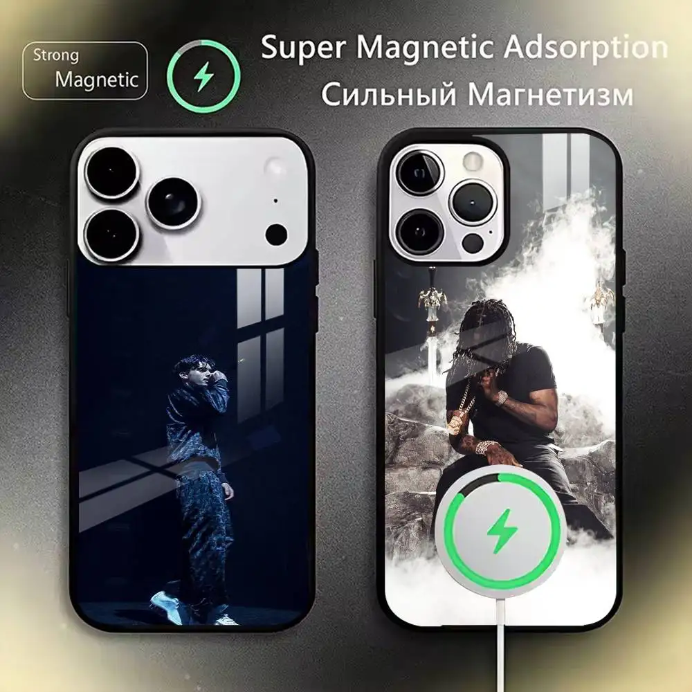 

Rapper R-RNBOI Phone Case For iPhone17,16,15,14,13,12,11 Plus,Pro Magnetic with Magsafe Wireless Charging