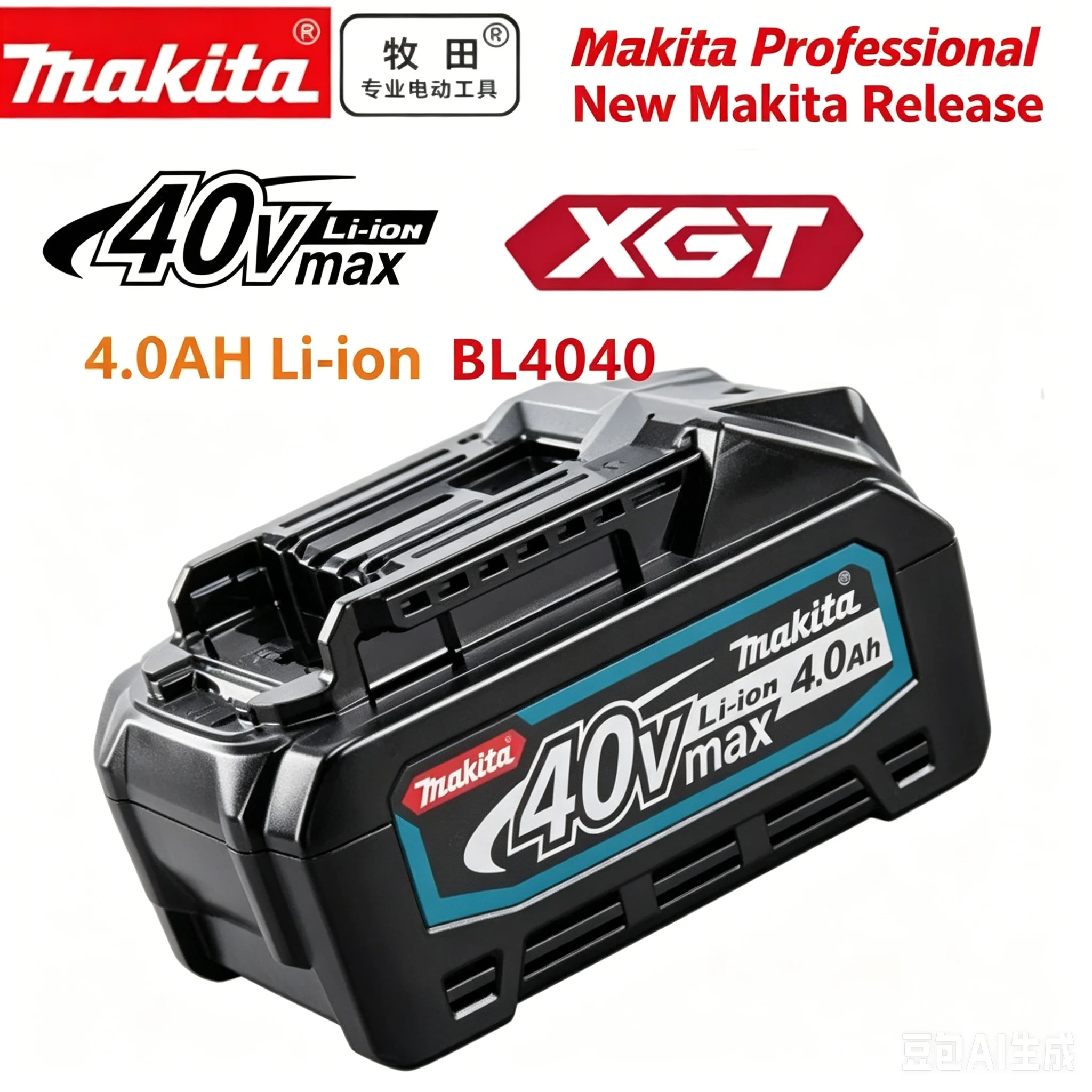 Nova Bateria de Lítio Makita 4 - Makita Power Tools Xgt avaliação e preço