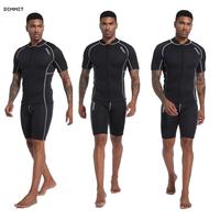 1.5MM/3MM CRSC Neoprene wetsuit Men Split Short Sleeve Shorts Diving Surfing Suit Women's Sun Protection Warm Swimming Suit