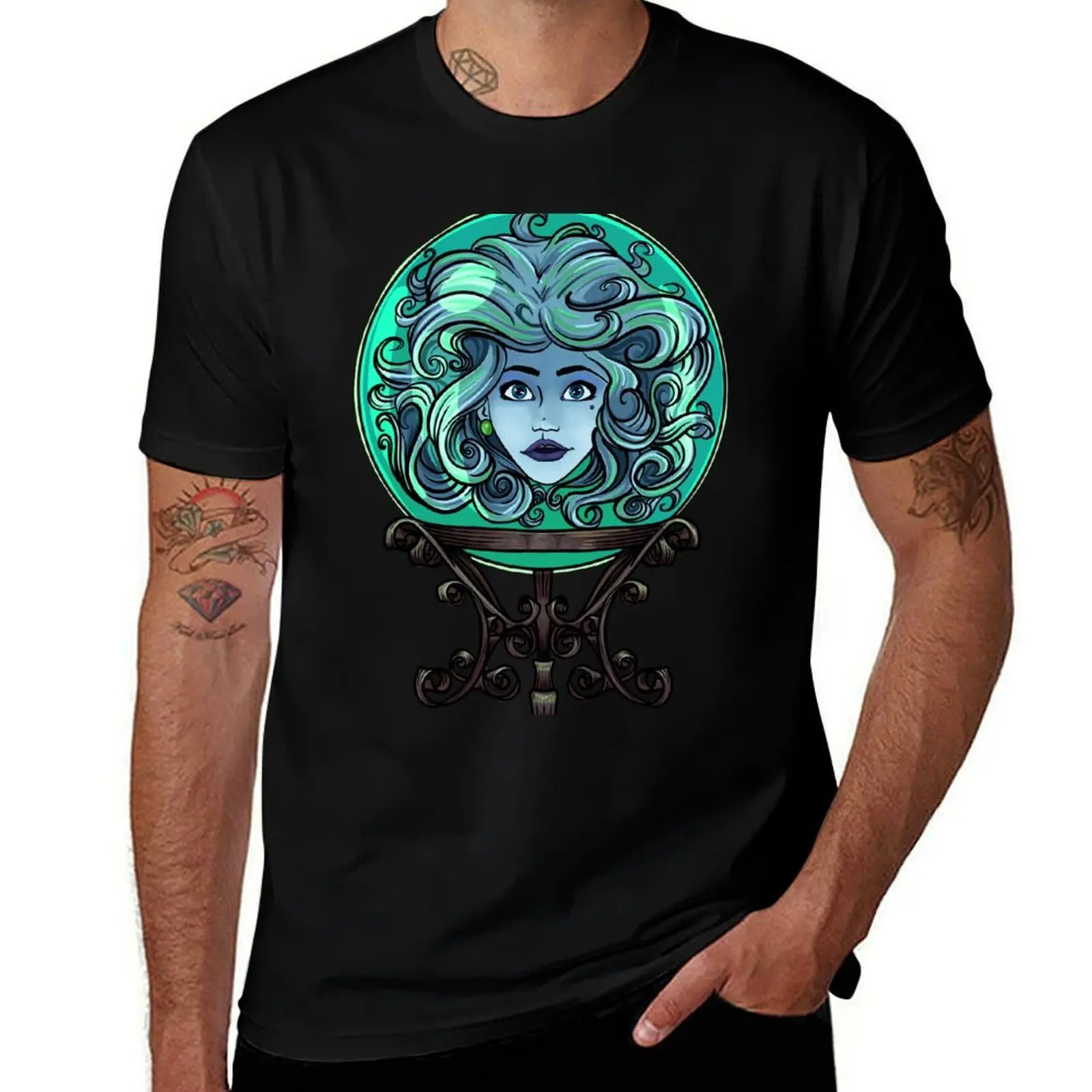 

Madame Leota, no background T-Shirt anime t shirts oversize men t shirt cotton 100% cotton t shirts high quality T-Shirt