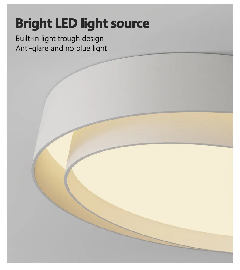 Nordic Bedroom Ceiling Lamp Minimalist Modern Ceiling Light for Living Room Kitchen Study Home Indoor Lighting Decor Fixtures