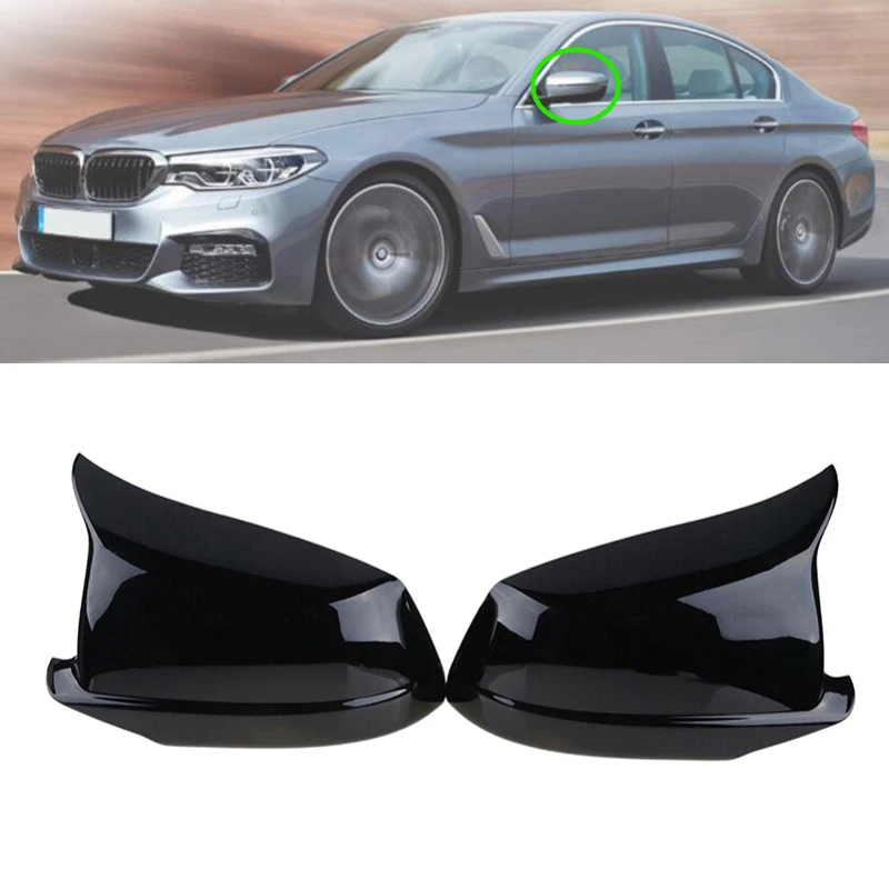 

Car Door Side Mirror Shells Rearview Mirror Cover For BMW 5-Series F10 Sedan 520i 523i 525i 528i 530i 535i 2010-2013 Pre-LCI