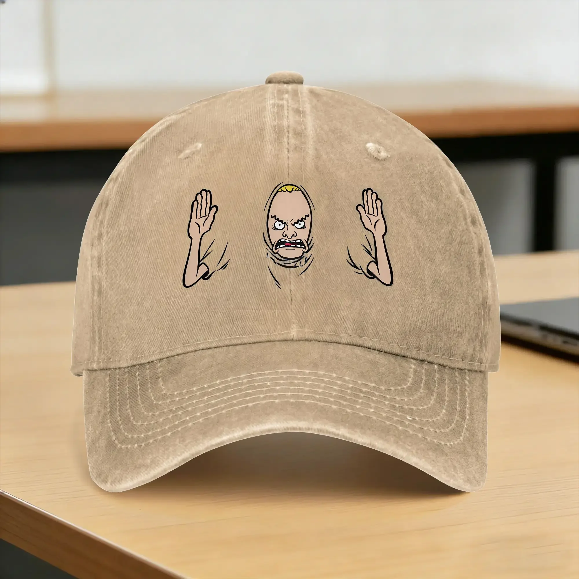 Cornholio Cilukba Sun Baseball Cap Casual Men Women Washed Trucker Hat Sunscreen Print Tennis Skate Baseball Caps Gift