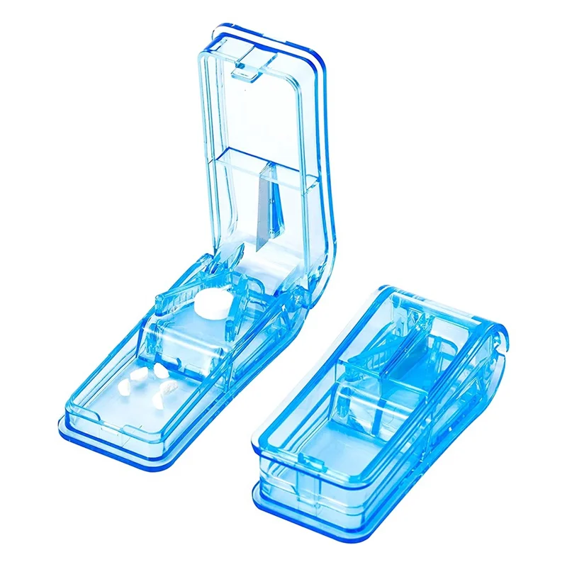 Pill PS Medicine Cutter Medicine Cutter Storage Medicine Cutter Two-In-One Travel Portable Medicine Cutter Storage Box